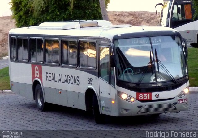 Real Alagoas de Viação 851 na cidade de Maceió, Alagoas, Brasil, por Rodrigo Fonseca. Número da foto: #1998686.