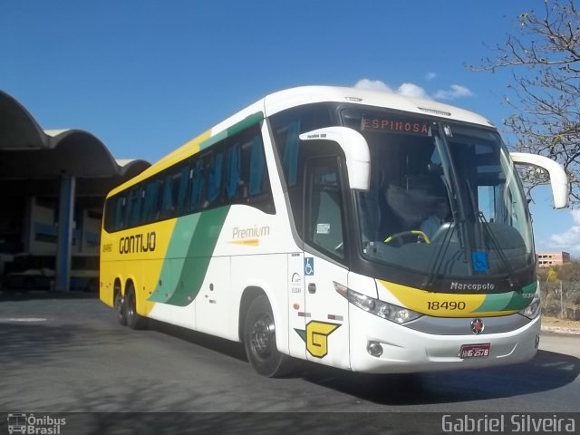 Empresa Gontijo de Transportes 18490 na cidade de Montes Claros, Minas Gerais, Brasil, por Gabriel Silveira. Número da foto: #1996536.