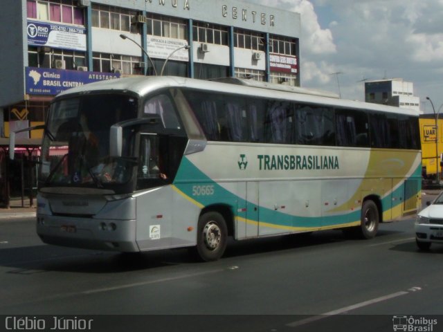 Transbrasiliana Transportes e Turismo 50665 na cidade de Taguatinga, Distrito Federal, Brasil, por Clébio Júnior. Número da foto: #1997776.