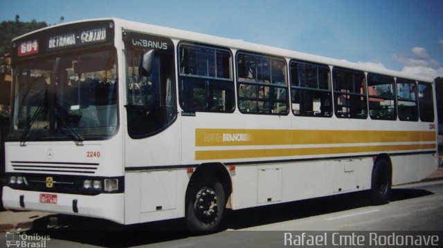 Viação Águia Branca 2240 na cidade de Ipatinga, Minas Gerais, Brasil, por Rafael Cmte Rodonave. ID da foto: 1997085.