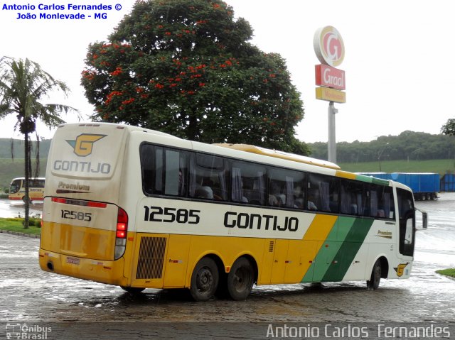 Empresa Gontijo de Transportes 12585 na cidade de João Monlevade, Minas Gerais, Brasil, por Antonio Carlos Fernandes. Número da foto: #1960956.