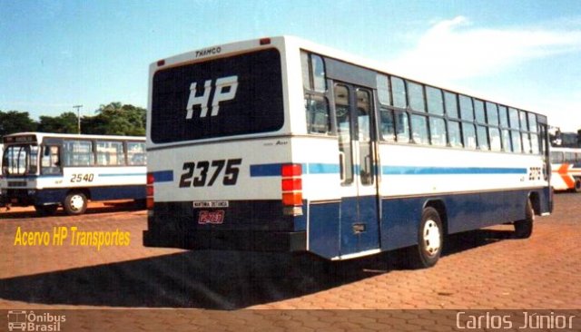 HP Transportes Coletivos 2375 na cidade de Goiânia, Goiás, Brasil, por Carlos Júnior. ID da foto: 1961005.