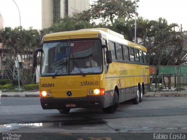 Viação Itapemirim 40261 na cidade de Rio de Janeiro, Rio de Janeiro, Brasil, por Fabio Costa. ID da foto: 1960886.