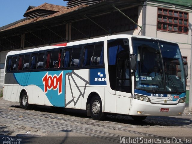 Auto Viação 1001 RJ 108.104 na cidade de Rio de Janeiro, Rio de Janeiro, Brasil, por Michel Soares da Rocha. Número da foto: #1961069.