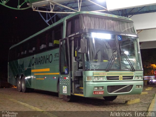Viação Canarinho 9723 na cidade de Joinville, Santa Catarina, Brasil, por Andrews  Fuscolin. Número da foto: #1960661.