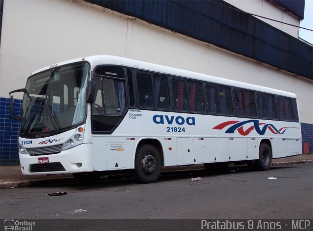 AVOA - Auto Viação Ourinhos Assis 21824 na cidade de Ourinhos, São Paulo, Brasil, por Cristiano Soares da Silva. Número da foto: #1961884.