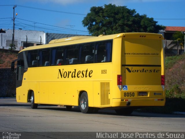 Viação Nordeste 8050 na cidade de Natal, Rio Grande do Norte, Brasil, por Michael José Pontes de Souza. ID da foto: 1960728.