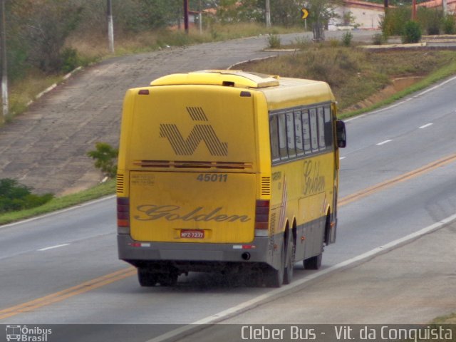 Viação Itapemirim 45011 na cidade de Vitória da Conquista, Bahia, Brasil, por Cleber Bus. Número da foto: #1999775.