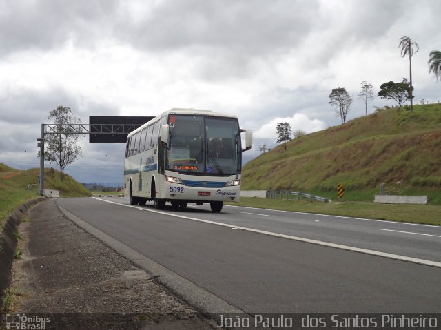 Litorânea Transportes Coletivos 5092 na cidade de Jacareí, São Paulo, Brasil, por João Paulo  dos Santos Pinheiro. Número da foto: #1999174.