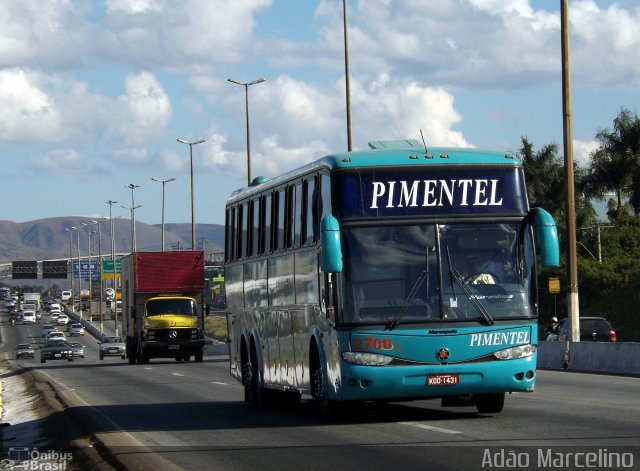 Pimentel Turismo 2700 na cidade de Belo Horizonte, Minas Gerais, Brasil, por Adão Raimundo Marcelino. ID da foto: 2000626.