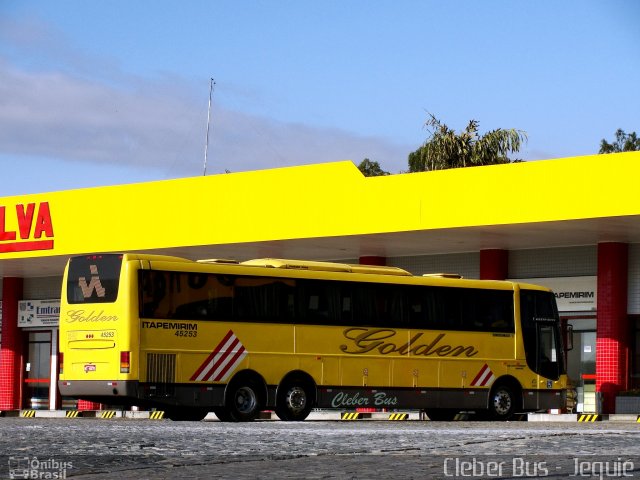 Viação Itapemirim 45253 na cidade de Jequié, Bahia, Brasil, por Cleber Bus. ID da foto: 1999735.