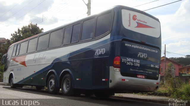 Esplendor Turismo 7070 na cidade de Contagem, Minas Gerais, Brasil, por Lucas Lopes. Número da foto: #1999799.