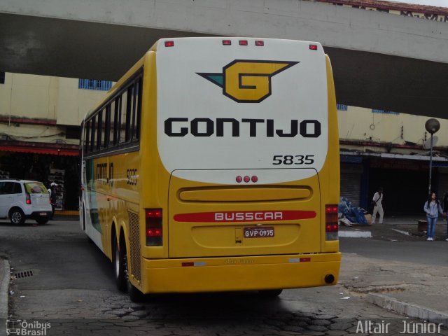 Empresa Gontijo de Transportes 5835 na cidade de Belo Horizonte, Minas Gerais, Brasil, por Altair Júnior. ID da foto: 1999791.