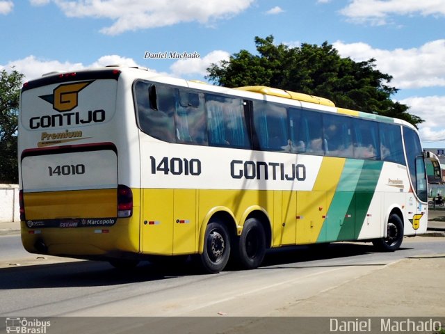 Empresa Gontijo de Transportes 14010 na cidade de Vitória da Conquista, Bahia, Brasil, por Daniel  Machado. Número da foto: #2000219.