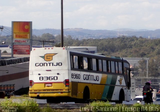 Empresa Gontijo de Transportes 8360 na cidade de Belo Horizonte, Minas Gerais, Brasil, por Luís Carlos Santinne Araújo. Número da foto: #2000785.