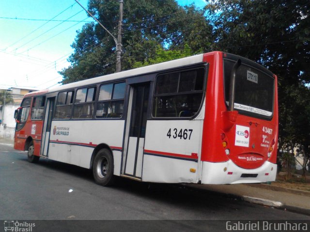 Empresa de Transportes Itaquera Brasil 4 3467 na cidade de São Paulo, São Paulo, Brasil, por Gabriel Brunhara. Número da foto: #1999495.