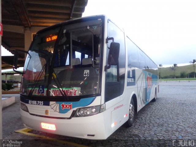 Auto Viação 1001 RJ 108.725 na cidade de Casimiro de Abreu, Rio de Janeiro, Brasil, por Carlos Julio. Número da foto: #2000581.