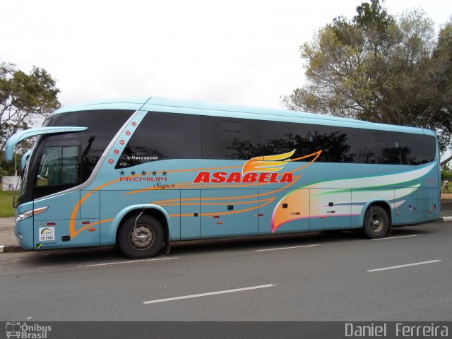 Asabela Transportes e Turismo 2055 na cidade de Feira de Santana, Bahia, Brasil, por Daniel  Ferreira. Número da foto: #2002948.