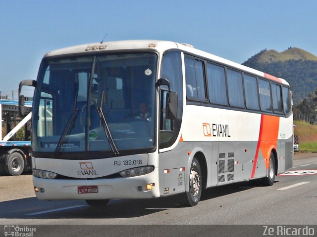 Evanil Transportes e Turismo RJ 132.016 na cidade de Seropédica, Rio de Janeiro, Brasil, por Zé Ricardo Reis. ID da foto: 2003011.