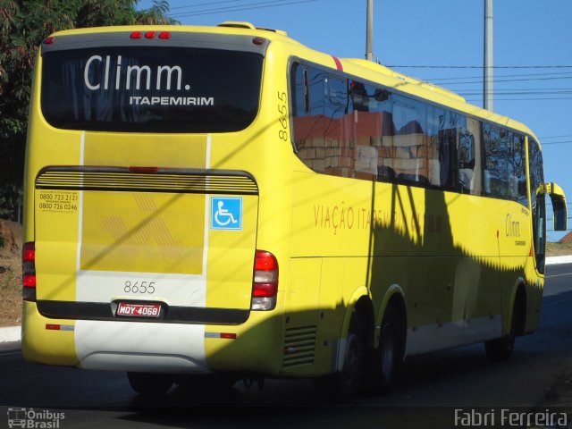 Viação Itapemirim 8655 na cidade de Belo Horizonte, Minas Gerais, Brasil, por Fabri Ferreira. Número da foto: #2002886.