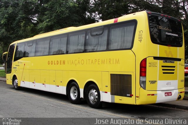 Viação Itapemirim 48115 na cidade de Curitiba, Paraná, Brasil, por José Augusto de Souza Oliveira. ID da foto: 2001754.