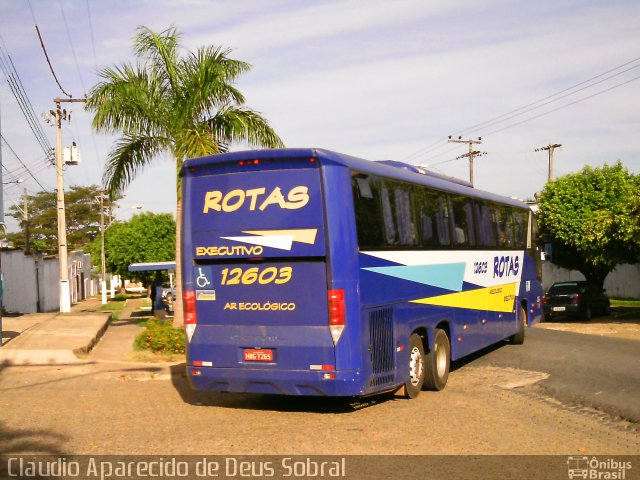 RodeRotas - Rotas de Viação do Triângulo 12603 na cidade de Ji-Paraná, Rondônia, Brasil, por Claudio Aparecido de Deus Sobral. Número da foto: #2001895.