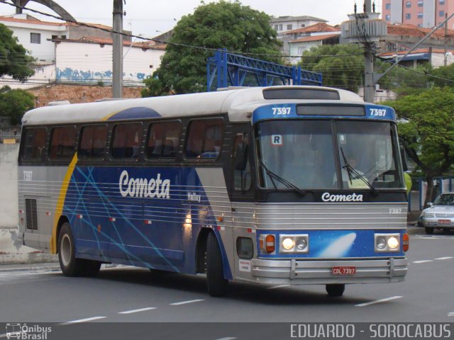 Viação Cometa 7397 na cidade de Sorocaba, São Paulo, Brasil, por EDUARDO - SOROCABUS. Número da foto: #2001316.
