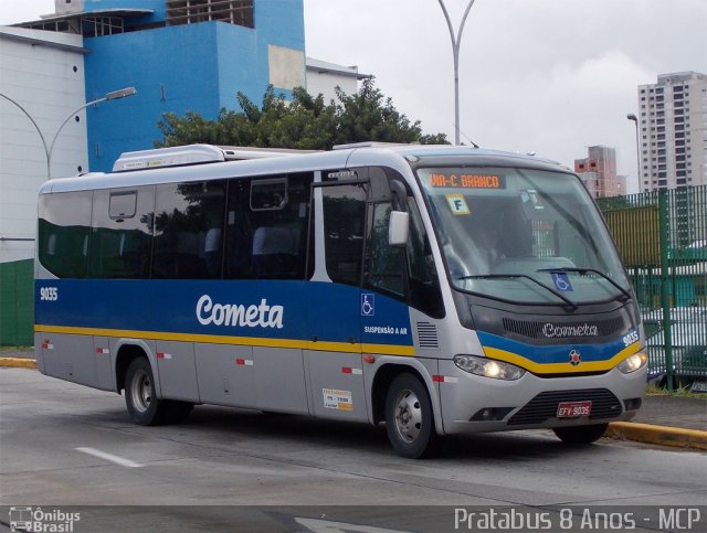 Viação Cometa 9035 na cidade de São Paulo, São Paulo, Brasil, por Cristiano Soares da Silva. Número da foto: #2002650.