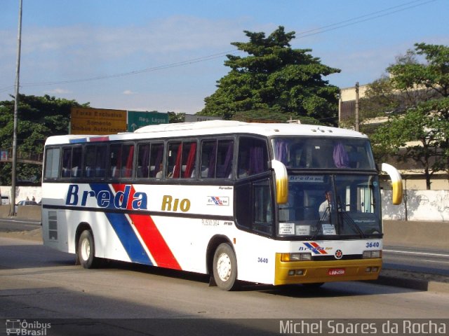 Breda Rio 3640 na cidade de Rio de Janeiro, Rio de Janeiro, Brasil, por Michel Soares da Rocha. Número da foto: #2002967.