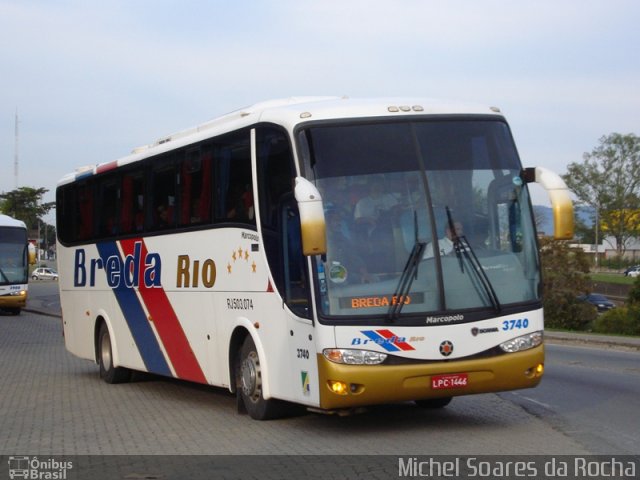 Breda Rio 3740 na cidade de Resende, Rio de Janeiro, Brasil, por Michel Soares da Rocha. Número da foto: #2002970.