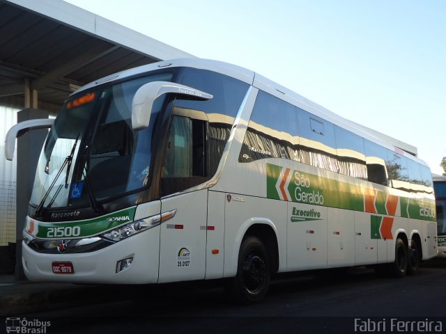 Cia. São Geraldo de Viação 21500 na cidade de Belo Horizonte, Minas Gerais, Brasil, por Fabri Ferreira. Número da foto: #2004369.