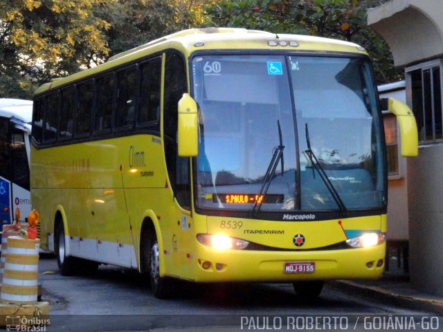 Viação Itapemirim 8539 na cidade de São Paulo, São Paulo, Brasil, por Paulo Roberto de Morais Amorim. Número da foto: #2004497.