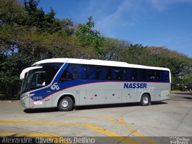 Viação Nasser 226115 na cidade de São Paulo, São Paulo, Brasil, por Alexandre  Oliveira Reis Delfino. Número da foto: #2004496.