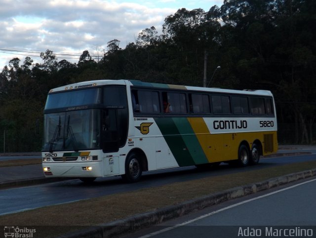 Empresa Gontijo de Transportes 5820 na cidade de Belo Horizonte, Minas Gerais, Brasil, por Adão Raimundo Marcelino. ID da foto: 2004499.