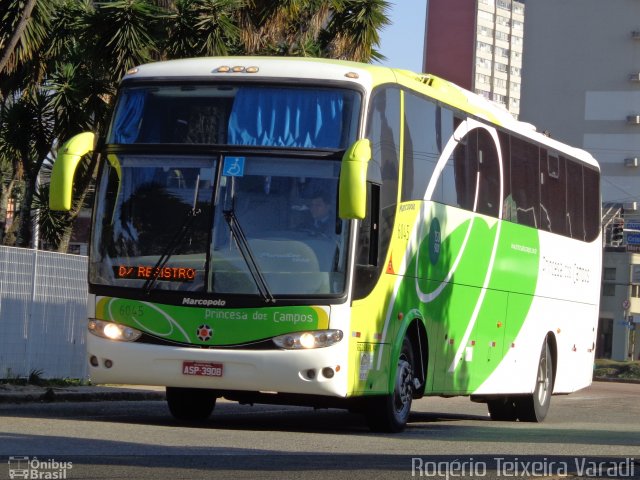 Expresso Princesa dos Campos 6045 na cidade de Curitiba, Paraná, Brasil, por Rogério Teixeira Varadi. ID da foto: 2003236.