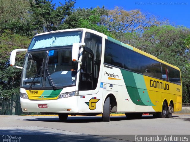 Empresa Gontijo de Transportes 11595 na cidade de São Paulo, São Paulo, Brasil, por Fernando Antunes. ID da foto: 2004371.