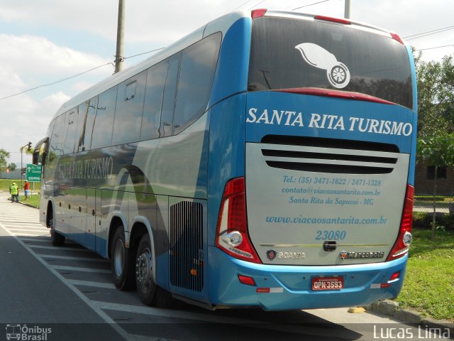 VSR - Viação Santa Rita 23080 na cidade de Rio de Janeiro, Rio de Janeiro, Brasil, por Lucas Lima. Número da foto: #2005101.