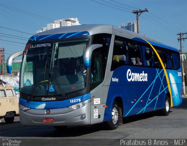 Viação Cometa 12275 na cidade de São Paulo, São Paulo, Brasil, por Cristiano Soares da Silva. ID da foto: 2006453.