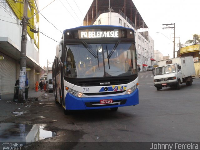 Auto Ônibus Moratense 774 na cidade de Francisco Morato, São Paulo, Brasil, por Johnny Ferreira. Número da foto: #2005197.