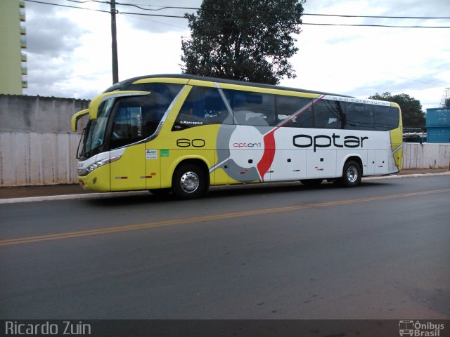 Optar Fretamento e Turismo 60 na cidade de Sumaré, São Paulo, Brasil, por Ricardo Zuin. Número da foto: #2004816.