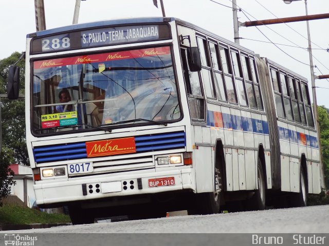 Metra - Sistema Metropolitano de Transporte 8017 na cidade de São Bernardo do Campo, São Paulo, Brasil, por Bruno   Studer. ID da foto: 2004895.