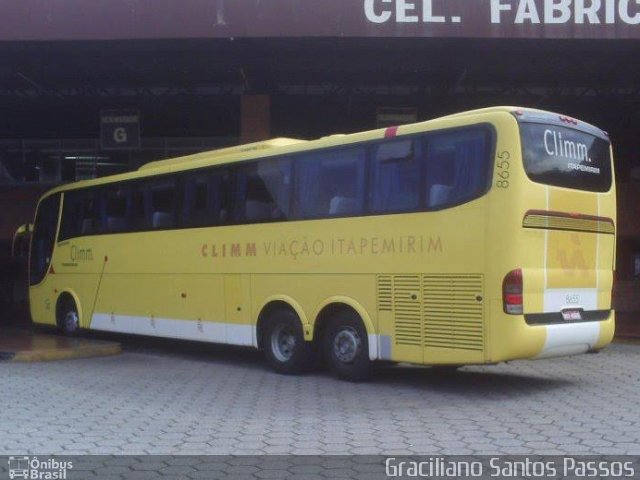 Viação Itapemirim 8655 na cidade de Coronel Fabriciano, Minas Gerais, Brasil, por Graciliano Santos Passos. Número da foto: #2005376.