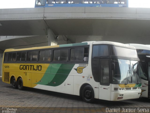 Empresa Gontijo de Transportes 5875 na cidade de Belo Horizonte, Minas Gerais, Brasil, por Daniel Junior Sena. ID da foto: 2006147.