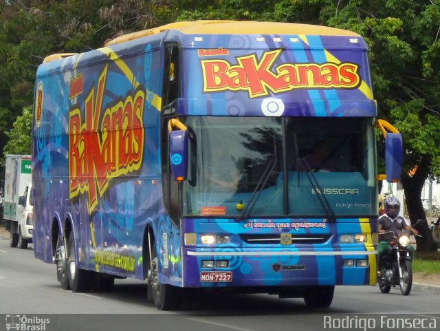 Ônibus Particulares BANDA BAKANAS na cidade de Maceió, Alagoas, Brasil, por Rodrigo Fonseca. Número da foto: #2006547.