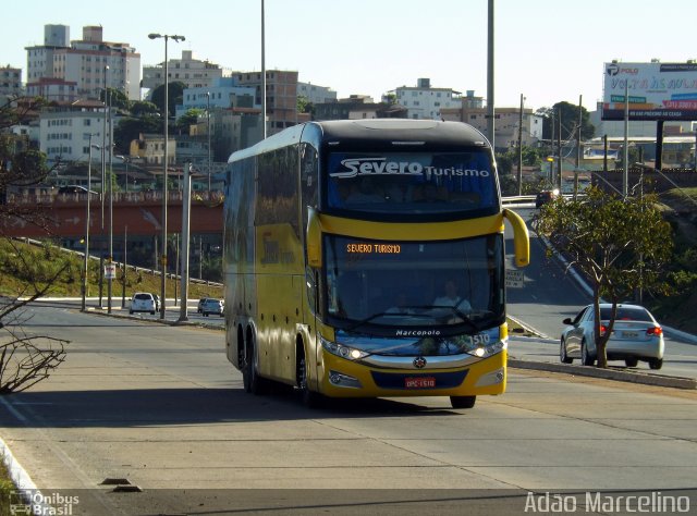 Severo Turismo 1510 na cidade de Contagem, Minas Gerais, Brasil, por Adão Raimundo Marcelino. Número da foto: #2008738.