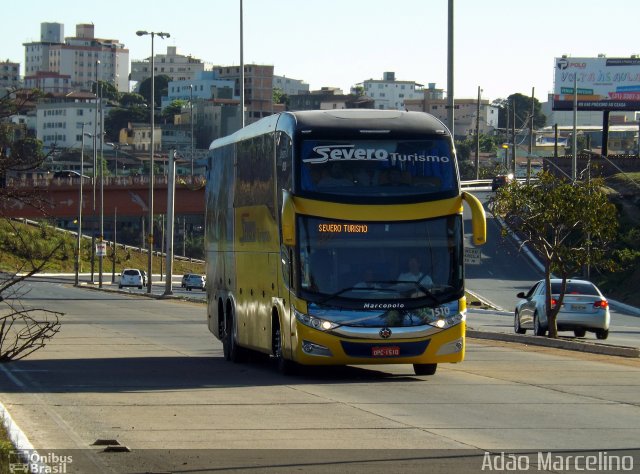 Severo Turismo 1510 na cidade de Contagem, Minas Gerais, Brasil, por Adão Raimundo Marcelino. ID da foto: 2008738.