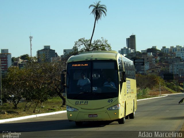 BPA Transportes 49 na cidade de Contagem, Minas Gerais, Brasil, por Adão Raimundo Marcelino. ID da foto: 2008708.