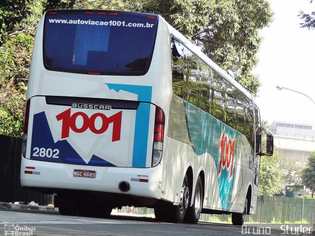 Auto Viação 1001 2802 na cidade de São Paulo, São Paulo, Brasil, por Bruno   Studer. Número da foto: #2008372.
