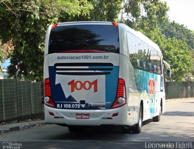 Auto Viação 1001 RJ 108.072 na cidade de São Paulo, São Paulo, Brasil, por Leonardo Fidelli. Número da foto: #2008986.