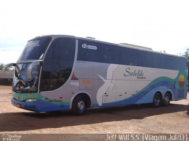 Expresso Satélite Norte 8700 na cidade de Peritoró, Maranhão, Brasil, por Jefferson Willian da Silva de Sousa. Número da foto: #2007210.